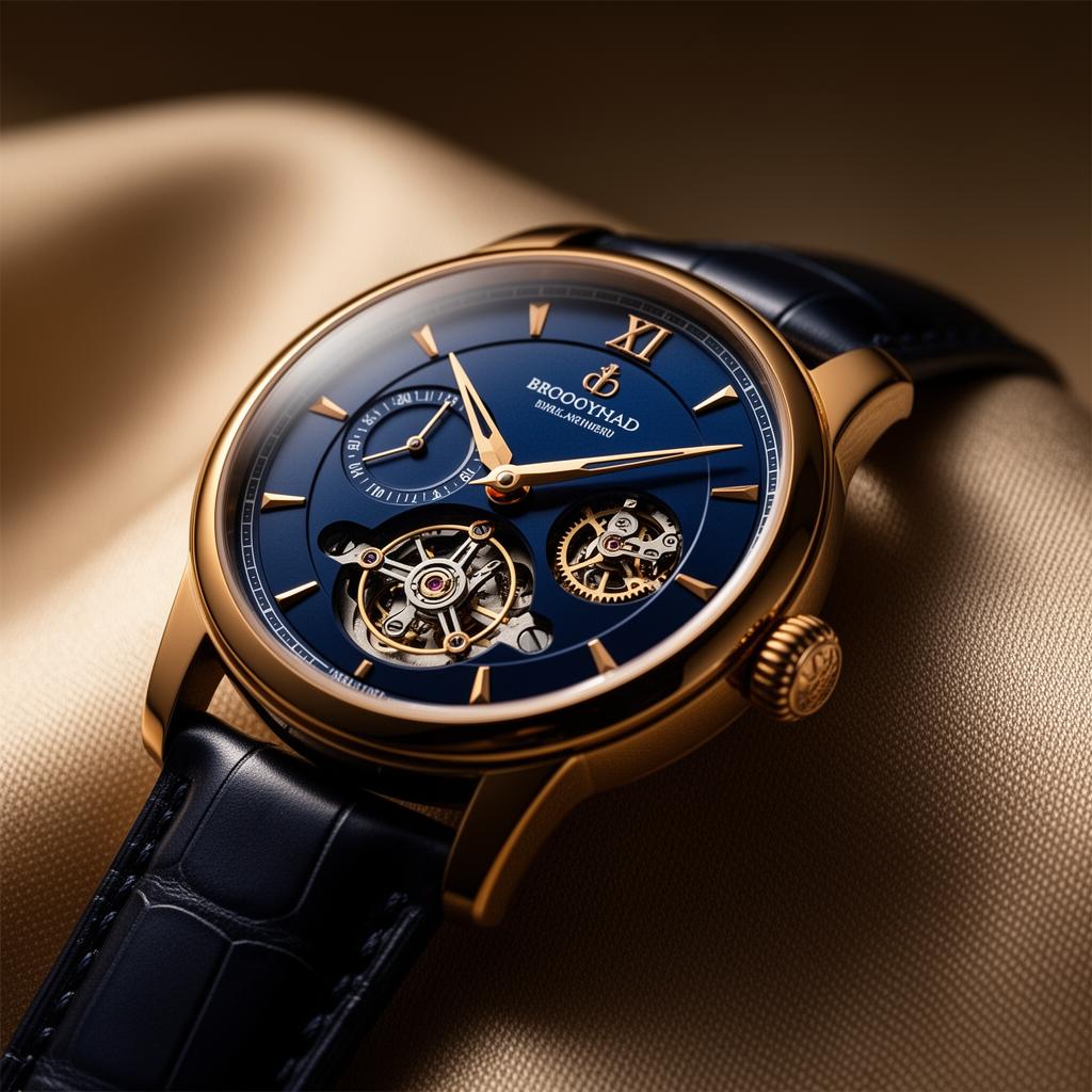 Orologo tourbillon dial in deep navy